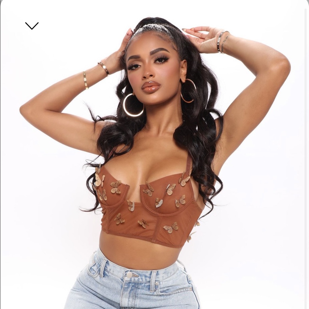 Butterfly bustier